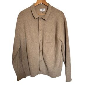 Eclectic Grandpa Tan Cardigan Sweater